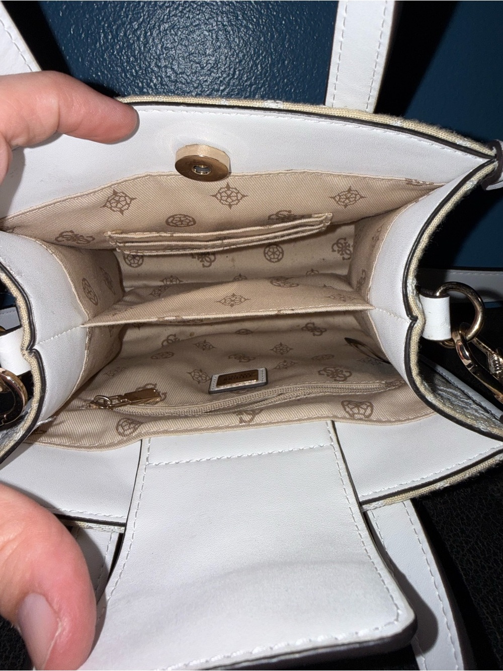 GUESS Ruma Double Compartment Mini Tote - Picture 5 of 6